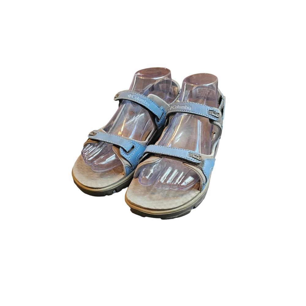 Columbia blue and gray size‎ 7 strap on sandals
